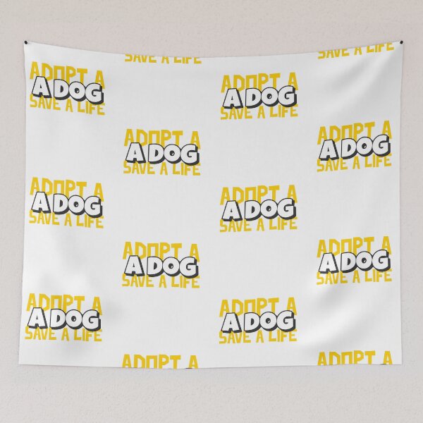 Item preview, Adopt A Dog Save A Life Text design for those who love pet adoption designed and sold by jtancrum61.