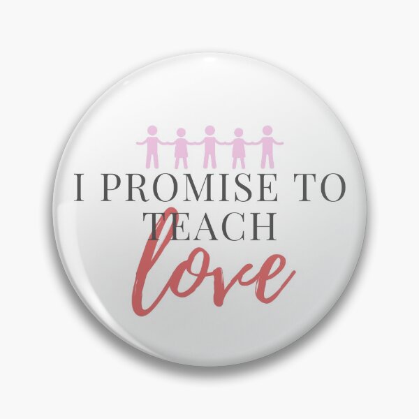 Item preview, I Promise To Teach Love Pink Stick People- Back to School, For Teacher, Teacher Gifts designed and sold by Teetee94.