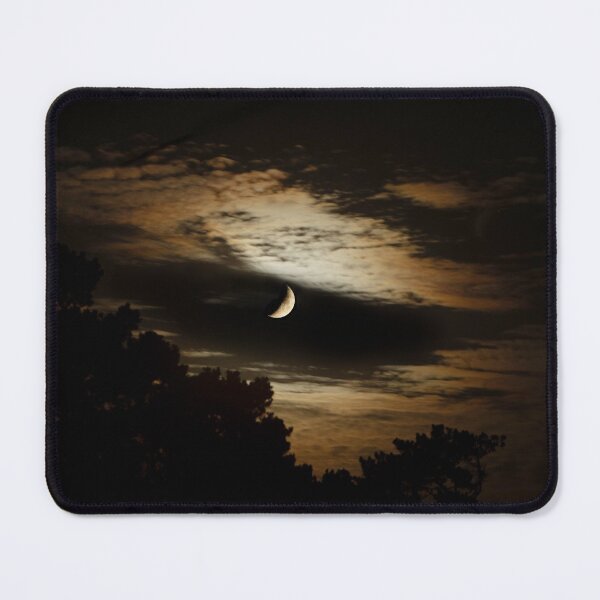 Item preview, moon in dark sky designed and sold by Devin Ellis.