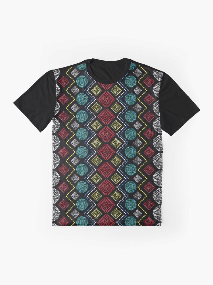 Alternate view of Ethnic African Motif 1 Graphic T-Shirt