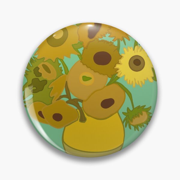 Item preview, Cartoon Van Goghs sunflowers Asymmetrical designed and sold by LilVegiterian.