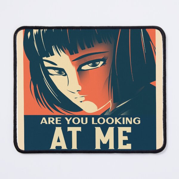 Item preview, Are You Looking At Me? Asian Girl with a Seething Glare - Fun Anime designed and sold by CrazyBichAsian.