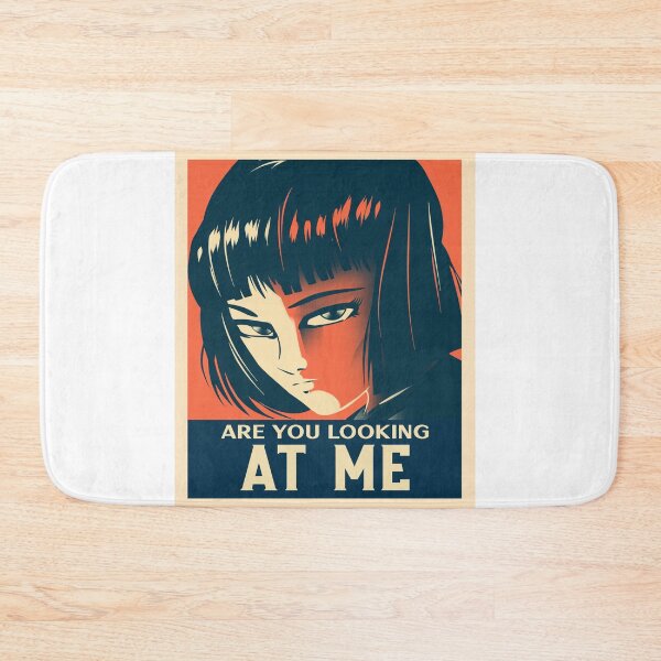 Item preview, Are You Looking At Me? Asian Girl with a Seething Glare - Fun Anime designed and sold by CrazyBichAsian.