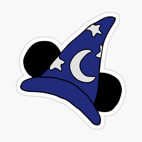Sorcerer Mickey Ears Sticker