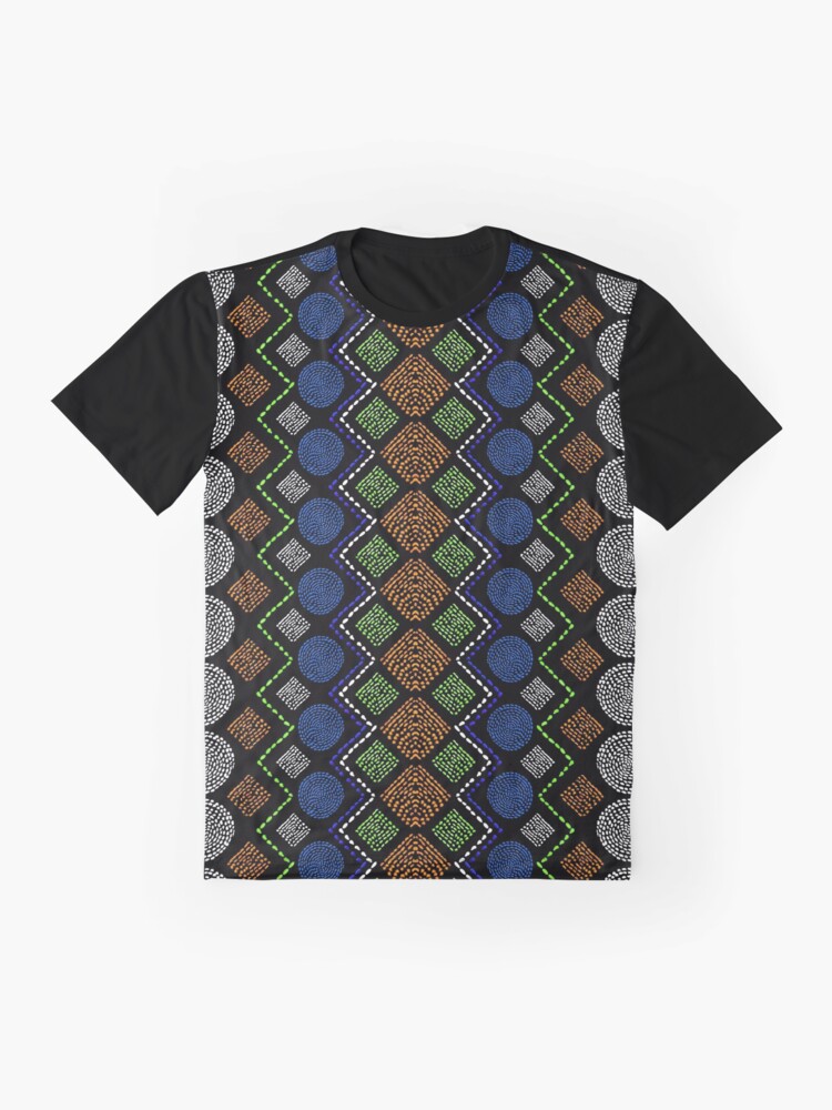 Alternate view of Ethnic African Motif 2 Graphic T-Shirt