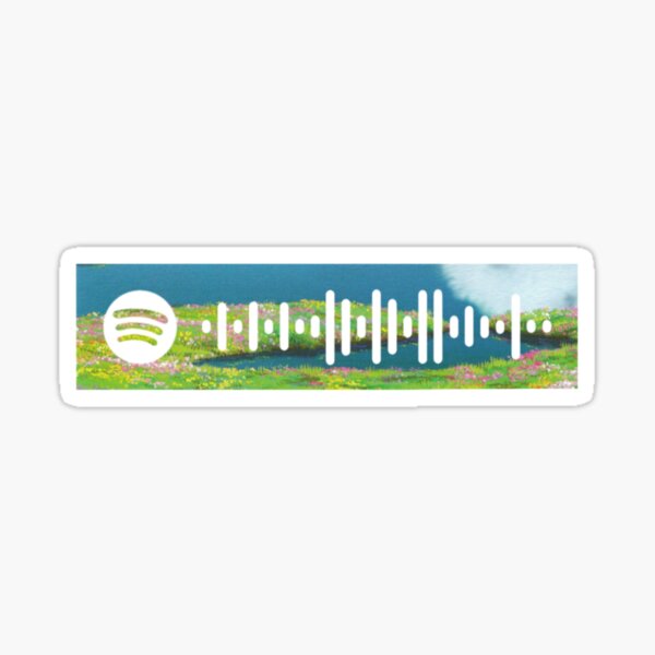 Merry Go Round of Life by Joe Hisaishi Spotify Song Code Sticker