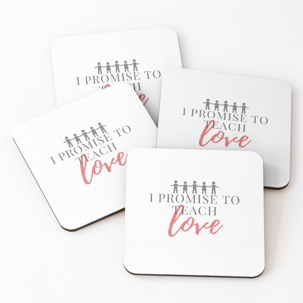 Item preview, I Promise To Teach Love Gray Stick People- Back to School, For Teacher, Teacher Gifts designed and sold by Teetee94.