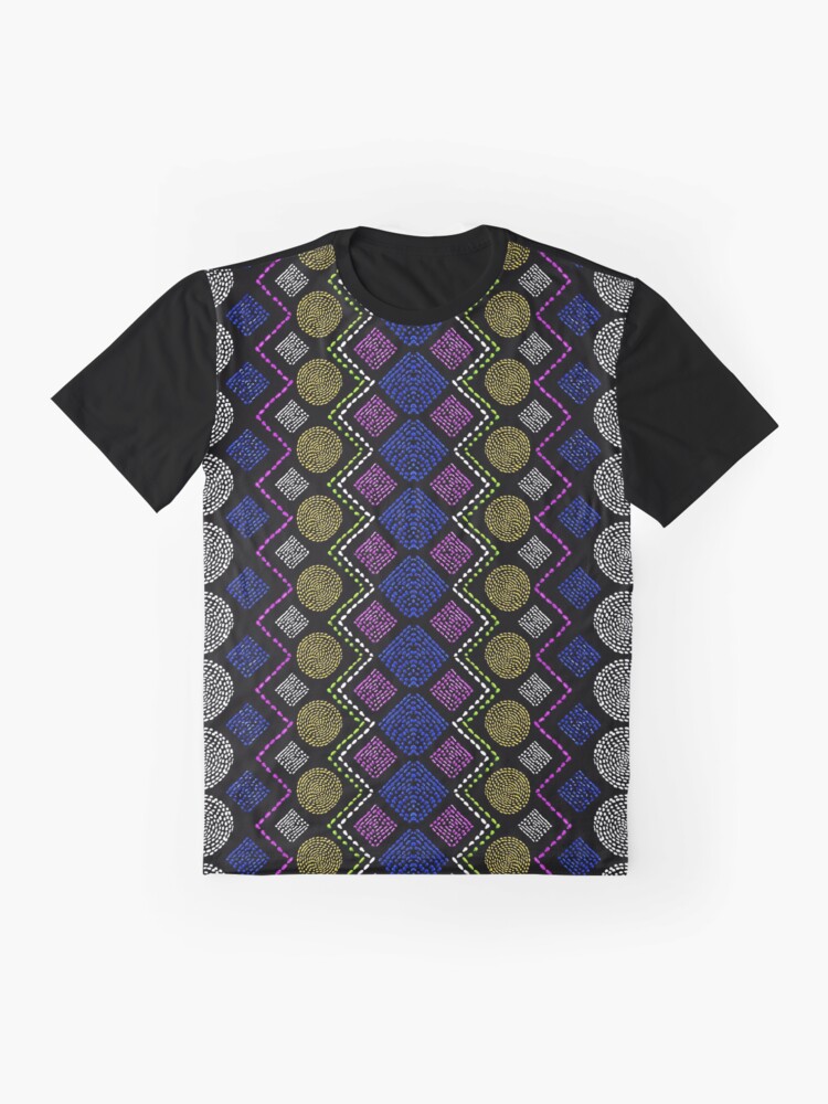 Alternate view of Ethnic African Motif 3 Graphic T-Shirt