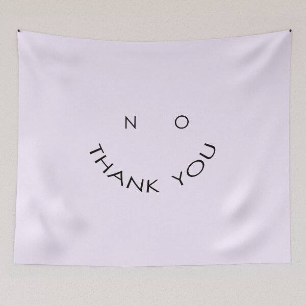 Item preview,  no thank you smile  designed and sold by Gracie_Designs.