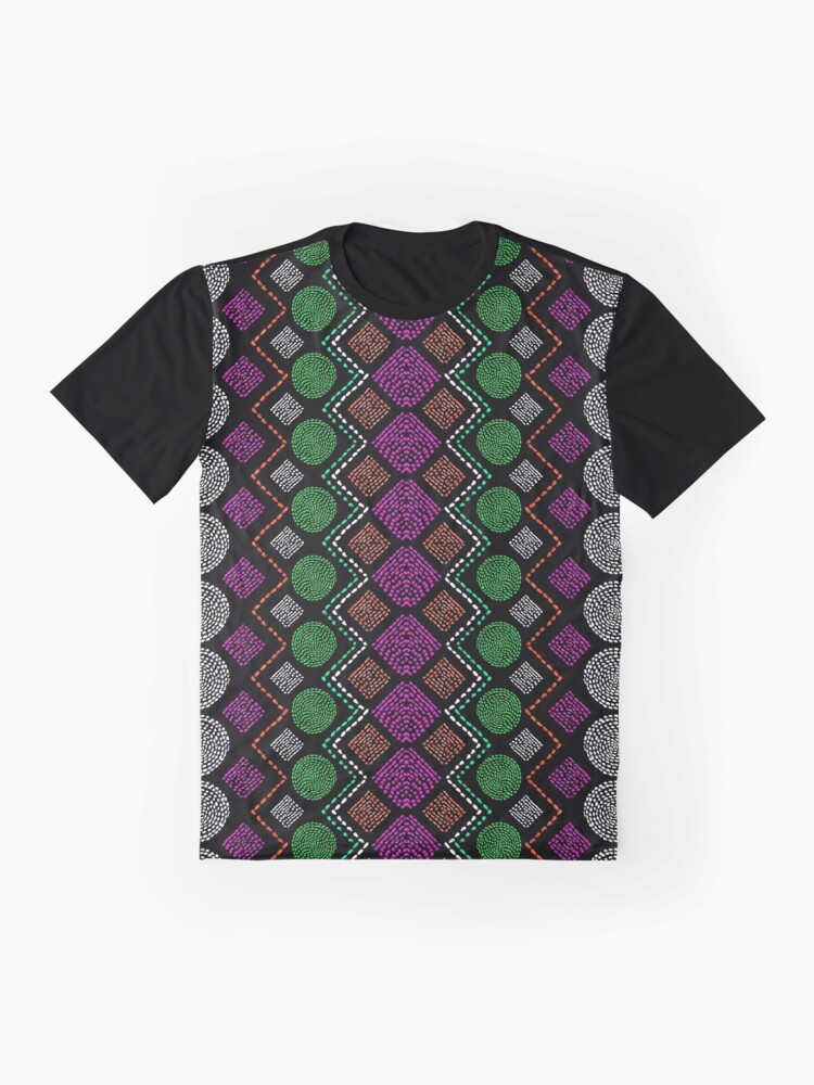 Alternate view of Ethnic African Motif 4 Graphic T-Shirt