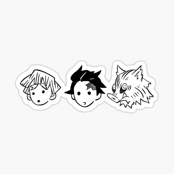 Demon Slayer Anime Stickers for Sale