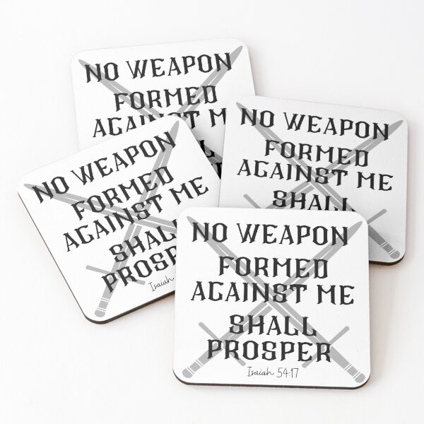 Item preview, No Weapon Formed Against Me Shall Prosper Isaiah 54:17 designed and sold by Cryptoballin123.