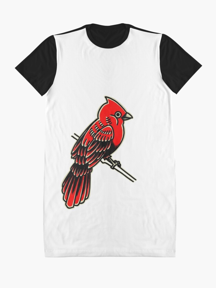  Bright Red Cardinal bird Silhouette T-Shirt : Clothing, Shoes &  Jewelry