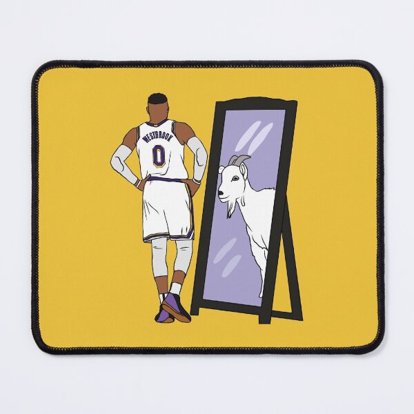 Item preview, Russell Westbrook Mirror GOAT (Lakers) designed and sold by RatTrapTees.