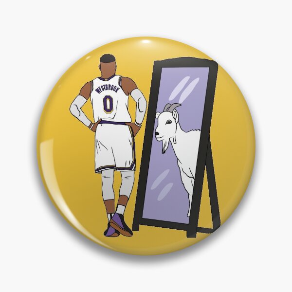 Item preview, Russell Westbrook Mirror GOAT (Lakers) designed and sold by RatTrapTees.