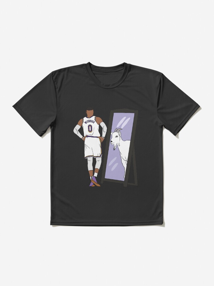 Russell Westbrook Mirror GOAT (Lakers) Active T-Shirt for Sale by  RatTrapTees