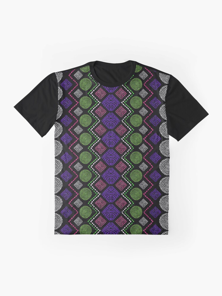 Alternate view of Ethnic African Motif 5 Graphic T-Shirt