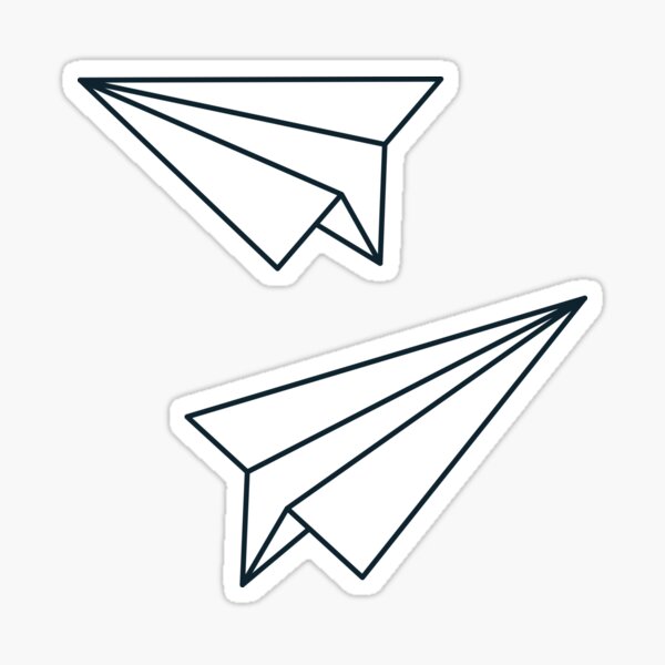 Paper Airplanes Sticker