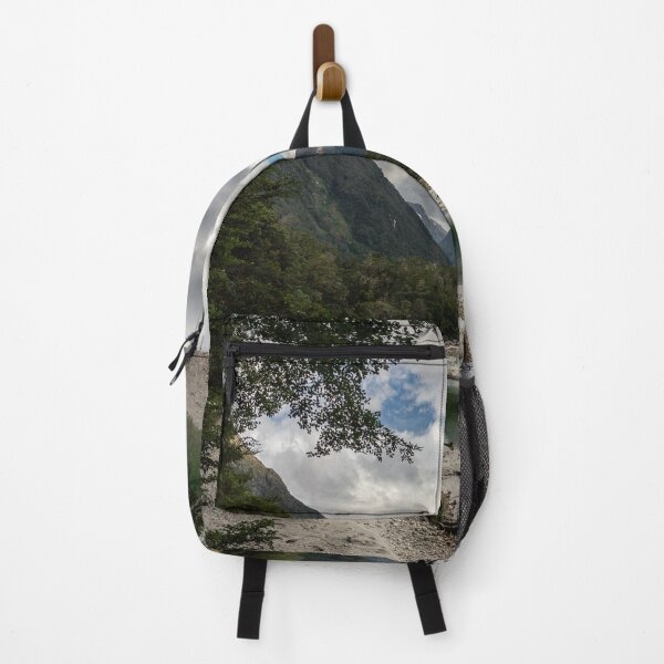 Item preview, River with a View on a Mountain Framed by Trees designed and sold by Danny Wanders.