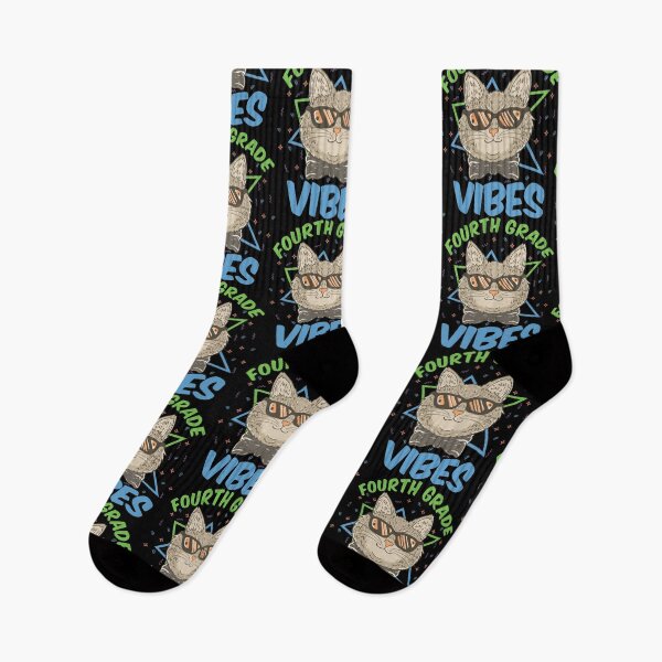 Item preview, Fourth Grade Vibes - Back To School Cat designed and sold by LarrysDesigns.