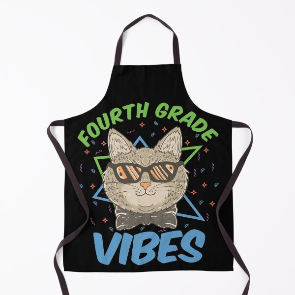 Item preview, Fourth Grade Vibes - Back To School Cat designed and sold by LarrysDesigns.