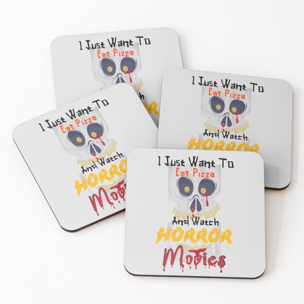 Item preview, I Just Want To Eat Pizza And Watch Horror Movies! - I Just Want To Eat Pizza And Watch Horror Movies- Eat Pizza and Play Games designed and sold by SoffyLee586.