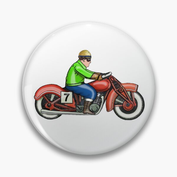 Item preview, Red Motorcycle Man designed and sold by LawrenceA.