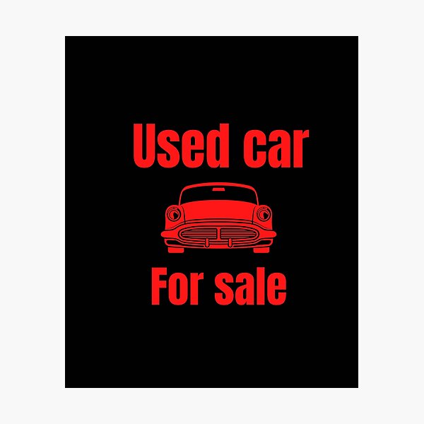 Item preview, Used car for sale funny  designed and sold by Petartist.