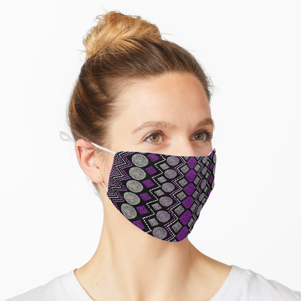 Ethnic African Motif 8 Mask