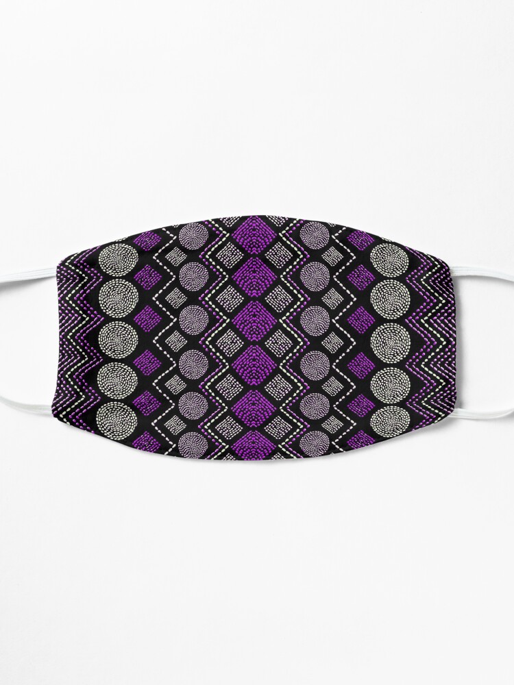 Alternate view of Ethnic African Motif 8 Mask