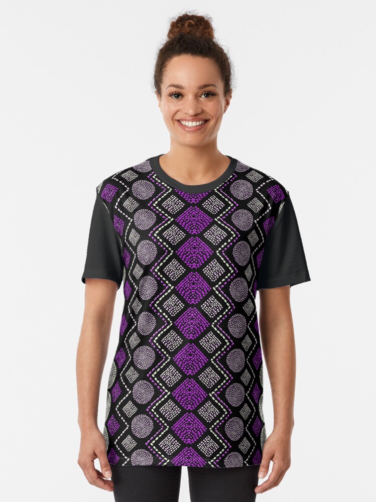 Alternate view of Ethnic African Motif 8 Graphic T-Shirt