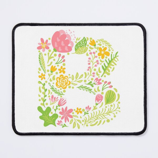 Item preview, Summer Floral Initial B designed and sold by karspaul.