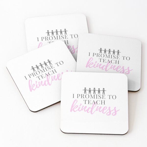 Item preview, I Promise To Teach Kindness Gray Stick People- Back to School, For Teacher, Teacher Gifts designed and sold by Teetee94.