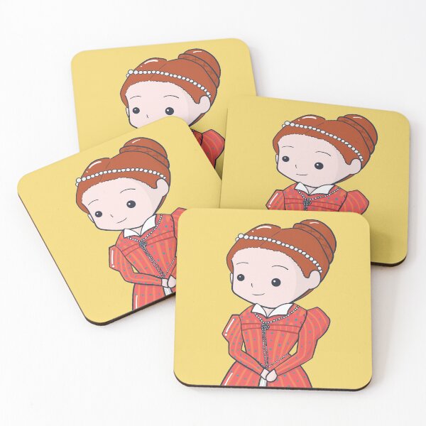 Item preview, Cute Historical Characters Mary Queen of Scots Drawing designed and sold by MariOyama.