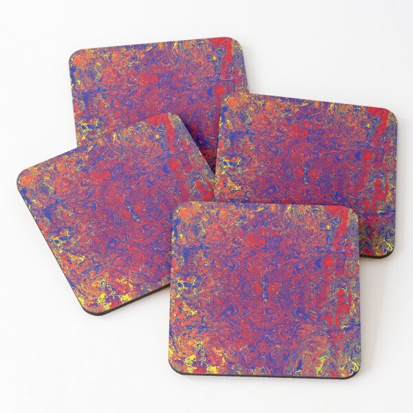 Item preview, Balinese Goddess Abstract - Red Blue Palette designed and sold by hannyhoney.