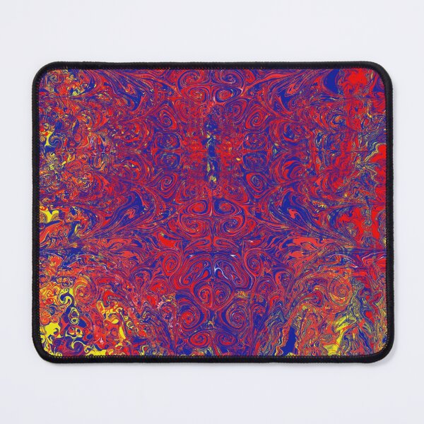 Item preview, Balinese Goddess Abstract - Red Blue Palette designed and sold by hannyhoney.