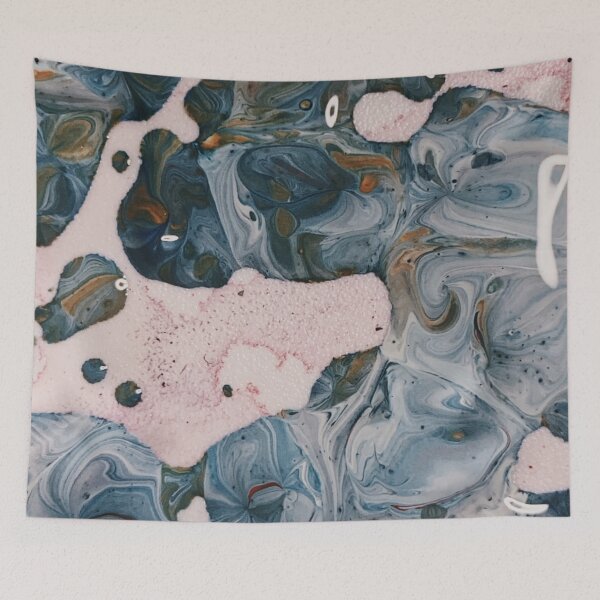 Item preview, Marble Galaxy, pink hues, gray hues, blue designed and sold by Riah1618.