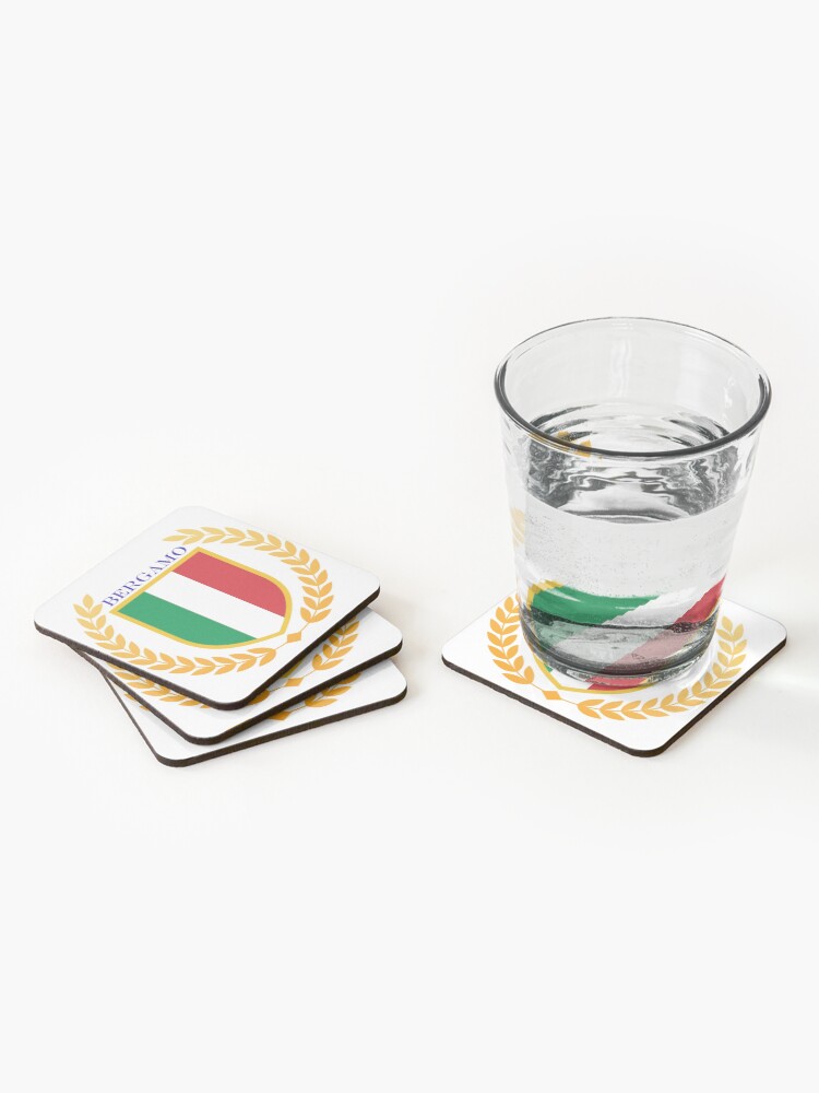 Alternate view of Bergamo Italy Coasters (Set of 4)