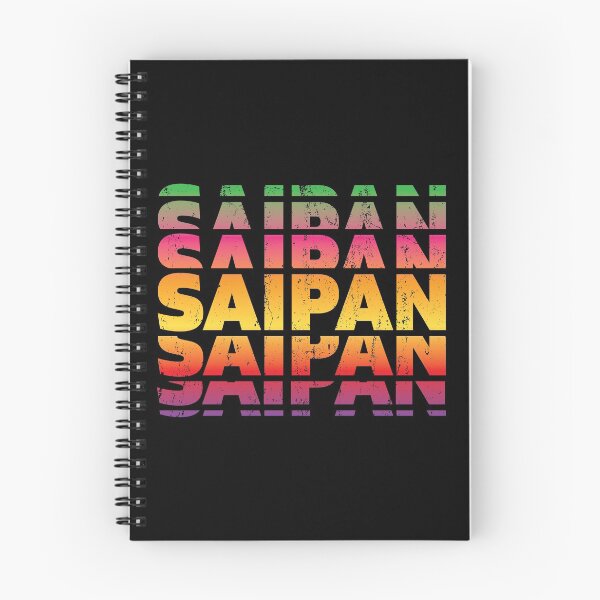 Item preview, Saipan Multi-Color Distressed Graphic T-Shirt Marianas Destination Shirt designed and sold by AwesomePasifika.
