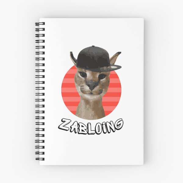 Item preview, Zabloing Big Floppa Caracal - White designed and sold by EM IONS.