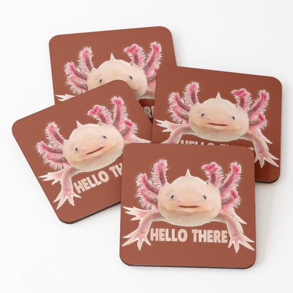 Item preview, Axolotl Telling To You 'HELLO THERE' designed and sold by Phantasmal-2-do.