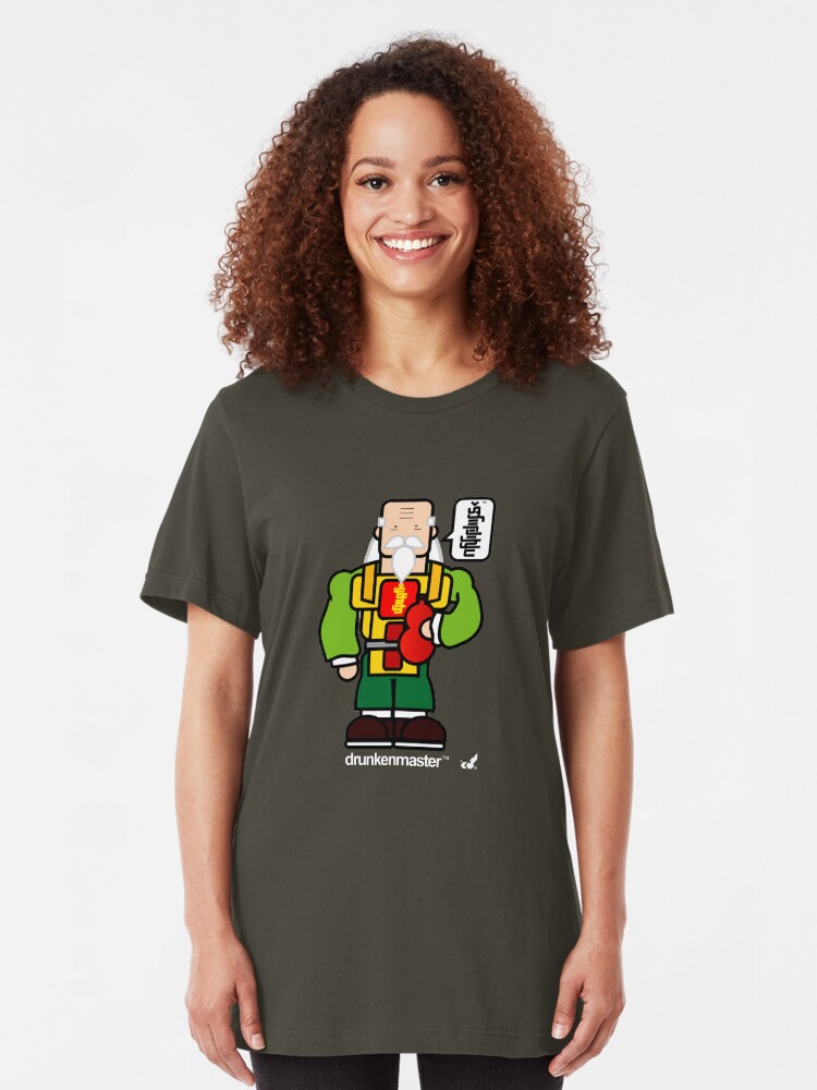 Alternate view of AFR Superheroes #01 - Drunken Master Slim Fit T-Shirt