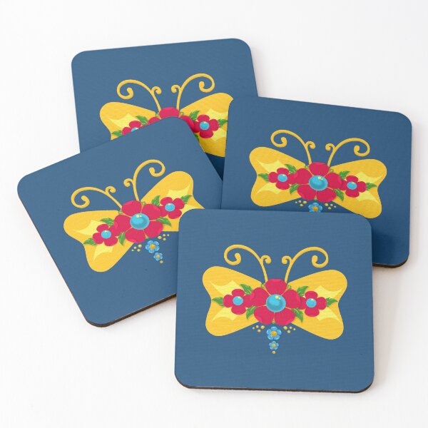 Item preview, Mariposa Fileteado Porteño Style Gold Colorful Butterfly designed and sold by infinitetango.