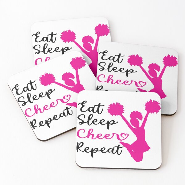 Item preview, Eat Sleep Cheer Repeat designed and sold by LarrysDesigns.