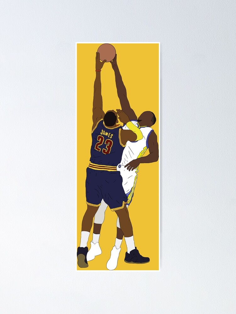 Cleveland Cavaliers The Block Lebron James Poster Print