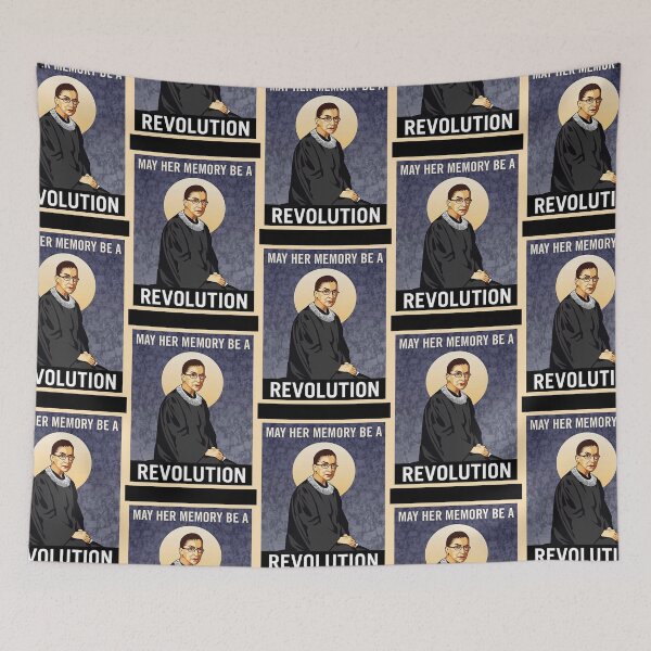 Item preview, may her memory be a revolution RBG  designed and sold by LawlerSola.