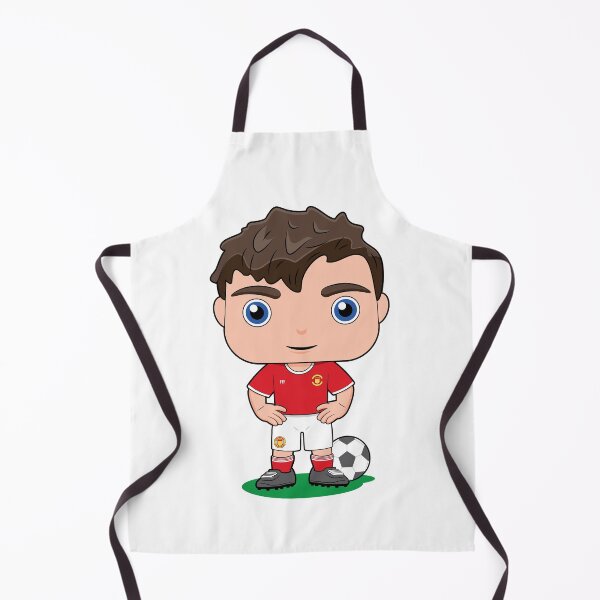Item preview, Cute soccer boy player illustration in red kit designed and sold by essjaydesigns.