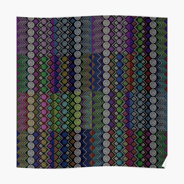 Ethnic African Motif 9 Poster