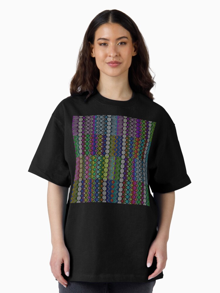 Thumbnail 1 of 7, Oversized T-Shirt, Ethnic African Motif 9 designed and sold by vkdezine.