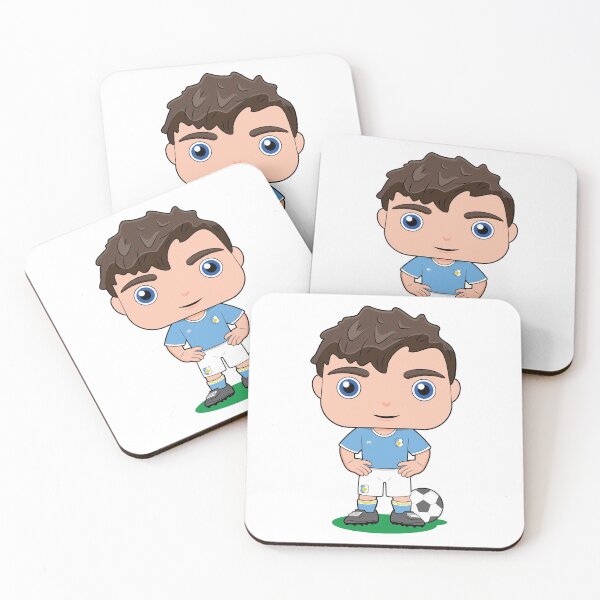 Item preview, Cute soccer boy player design in sky blue kit designed and sold by essjaydesigns.
